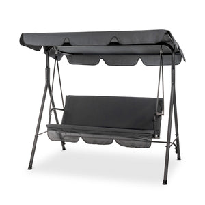 Mirpol Eve 3-Seater Garden Swing, 160 x 110 x 170 cm, Anthracite