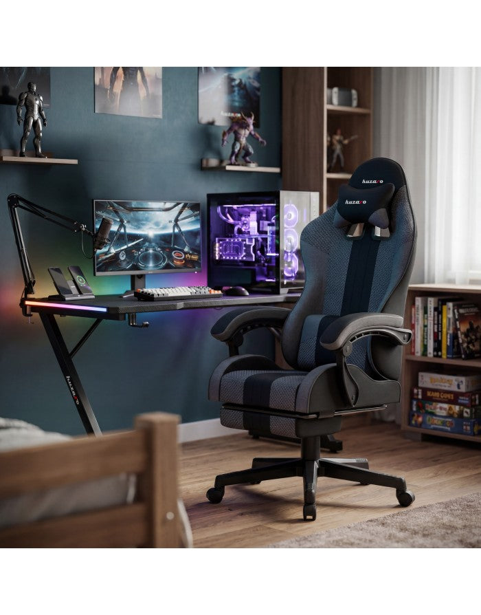 Huzaro Force 4.7 Grey Mesh Gaming Chair, Grey