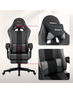 Huzaro Force 4.7 Grey Mesh Gaming Chair, Grey