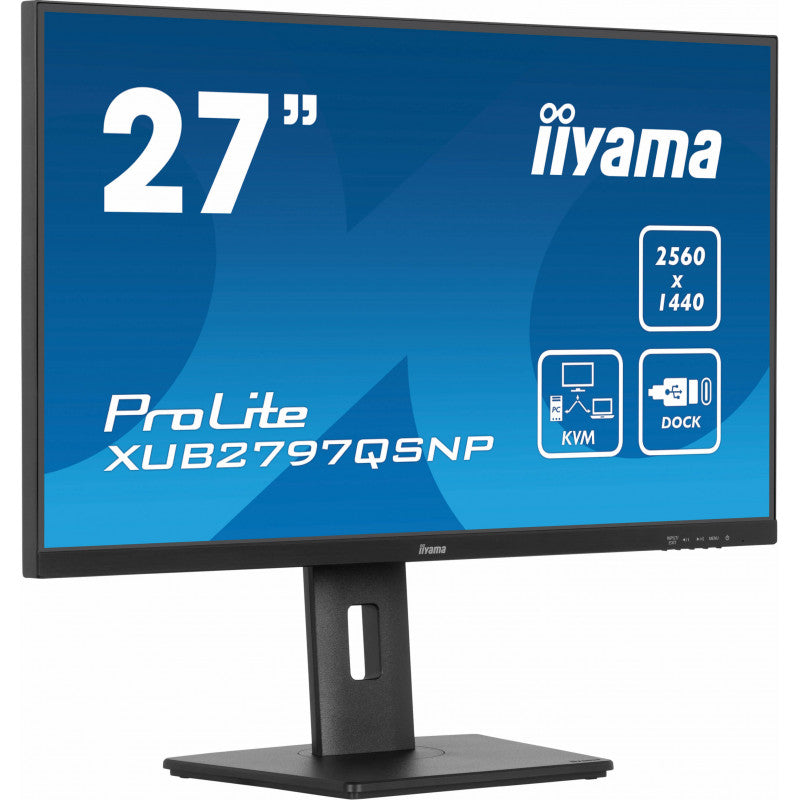 iiyama ProLite XUB2797QSNP-B1 computer flat panel display 68.6 cm 27" 2560 x 1440 pixels Wide Quad HD LED black