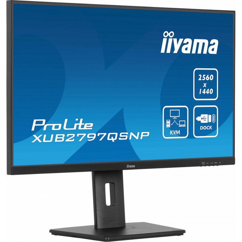 iiyama ProLite XUB2797QSNP-B1 computer flat panel display 68.6 cm 27" 2560 x 1440 pixels Wide Quad HD LED black