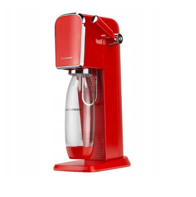 SodaStream ART Sparkling Water Maker - Red - With 1L Quick Connect Bot ...