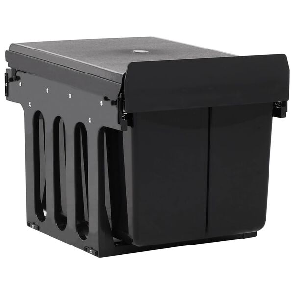 vidaXL Kitchen Cupboard Pull-Out Dustbin Soft-Close 48L