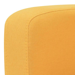 vidaXL 2-Seater Sofa 135x65x76 cm, Yellow