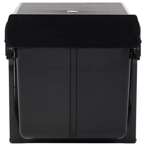 vidaXL Kitchen Cupboard Pull-Out Dustbin Soft-Close 48L