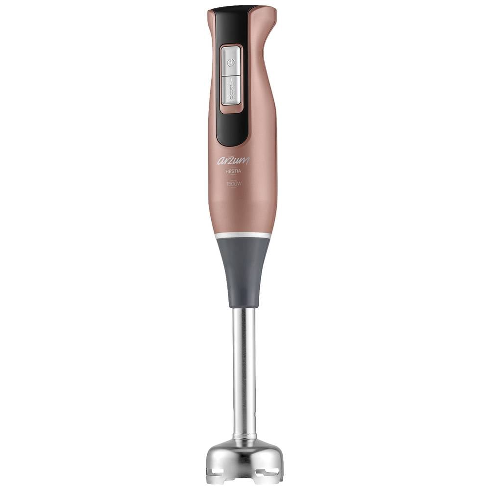 Arzum AR1103 Hand Blender 1500 W Turbo, with Ice Crush Function, with Measuring Glass, Rose Gold