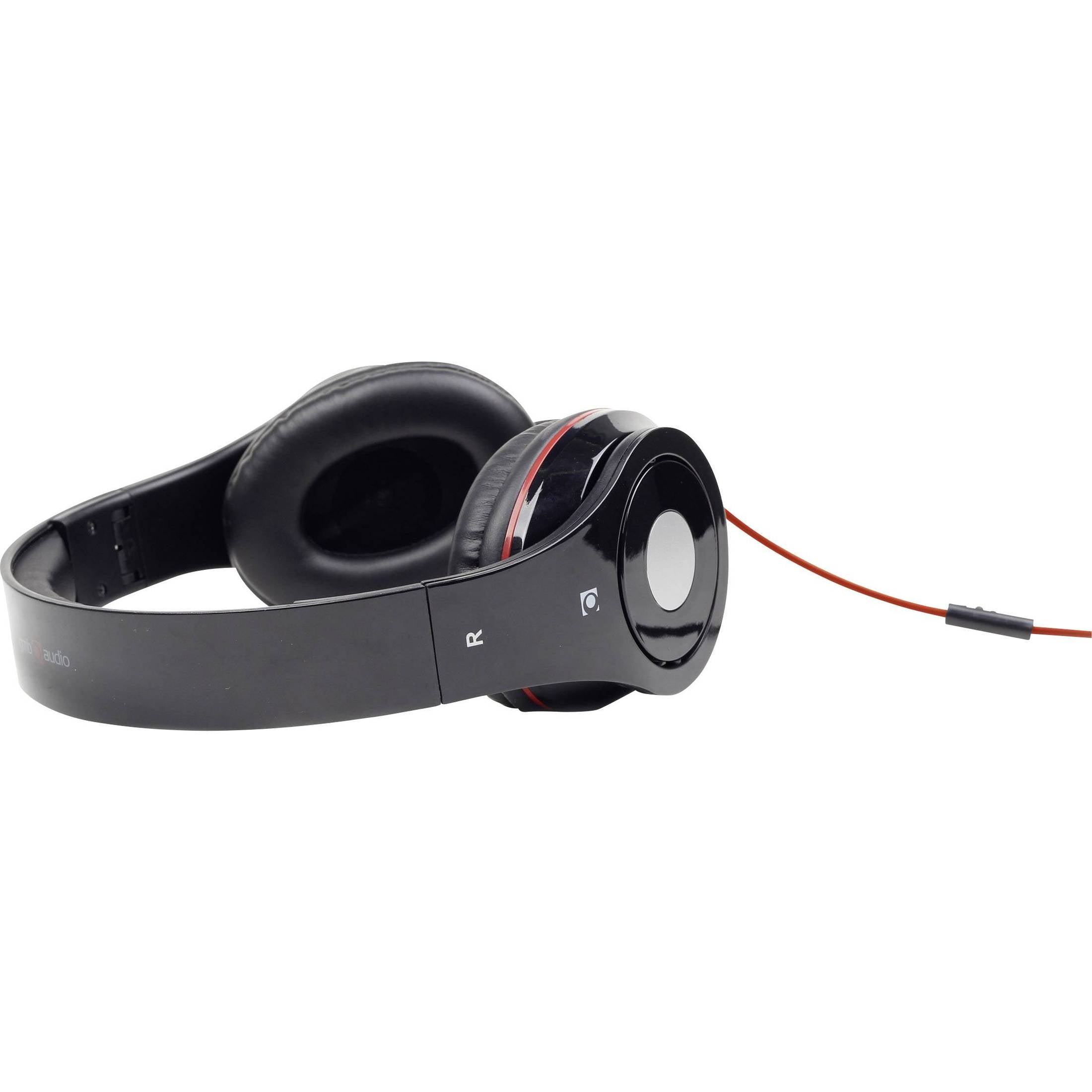Gembird Detroit Foldable Wired On-ear Headphones, Black