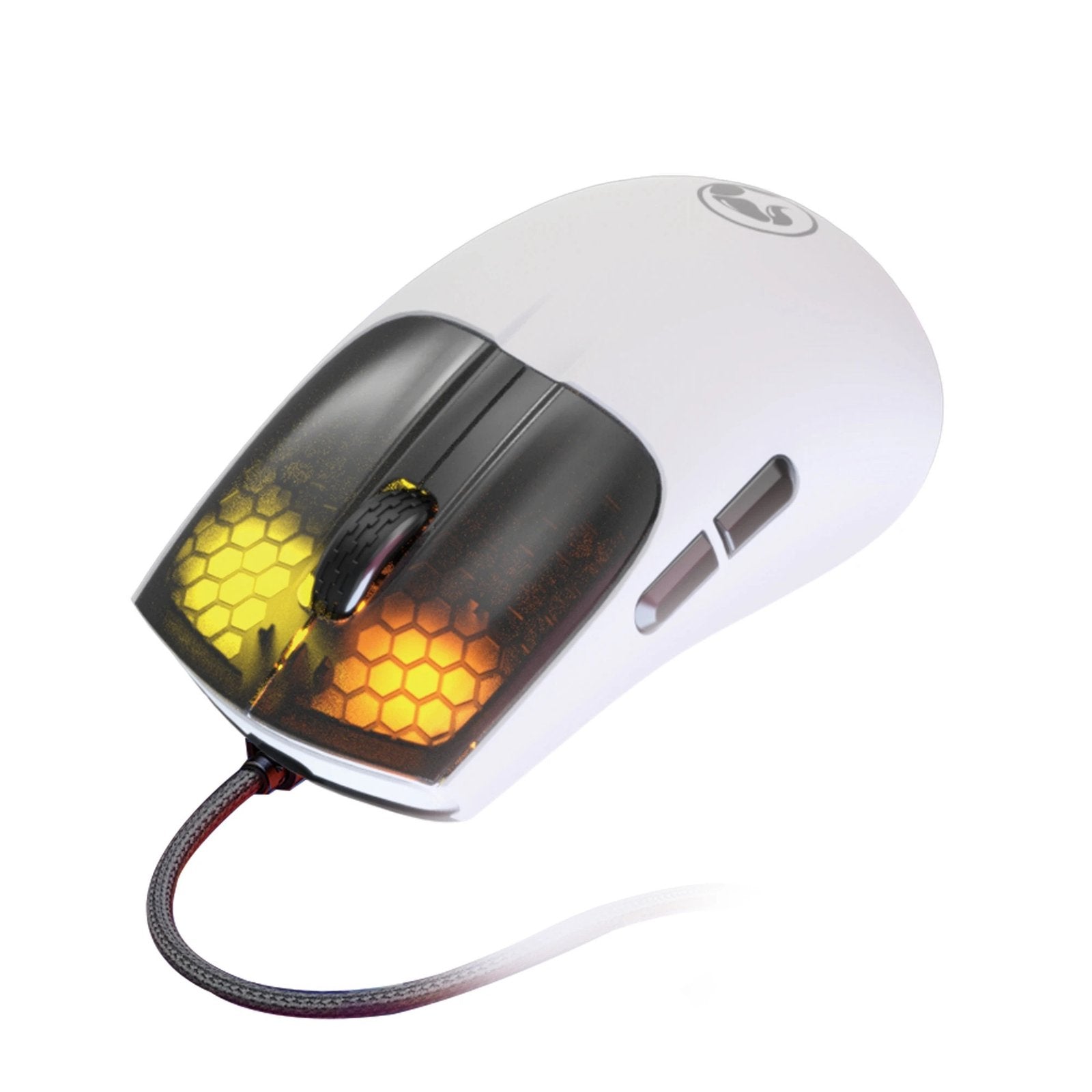Marvo Wired USB Gaming Mouse, M727, White, Optical, 12000DPI