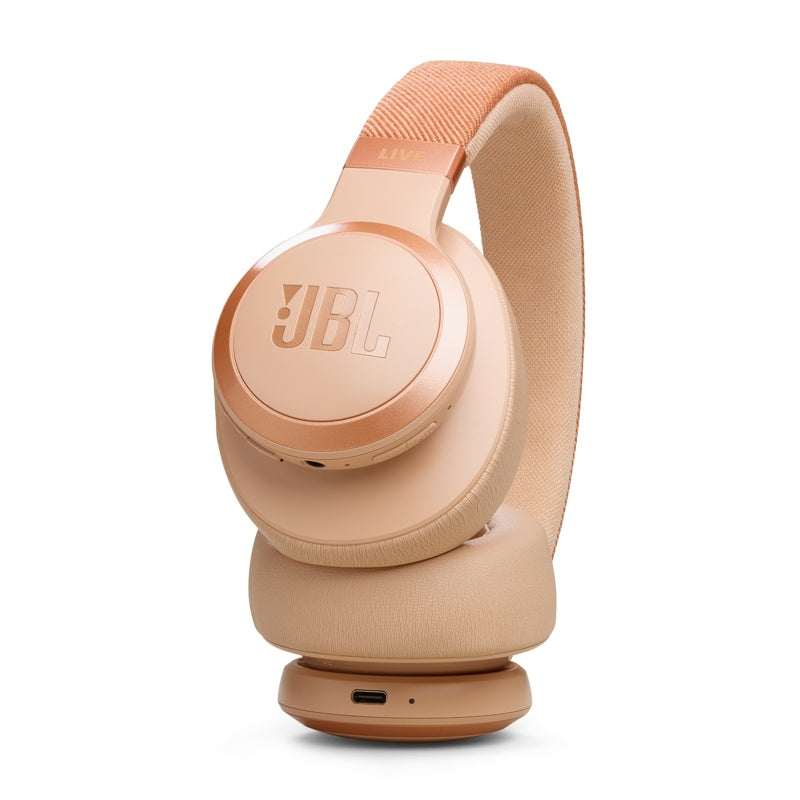 JBL Live 770NC Headphones, Sandstone – Renow