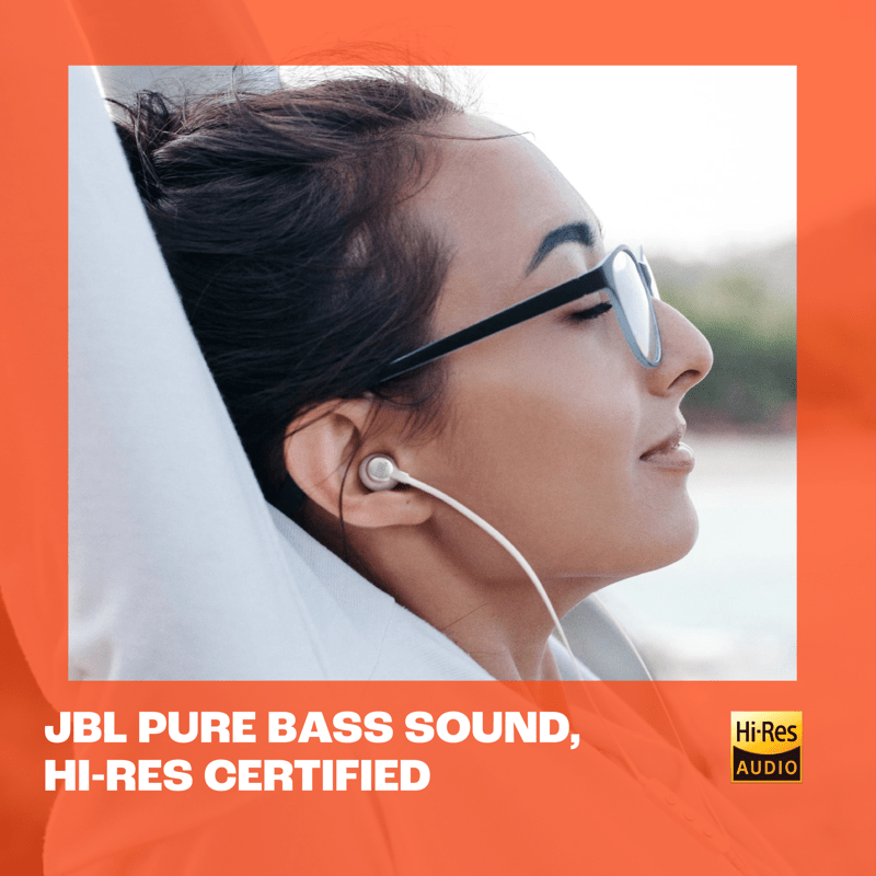 JBL Tune 305C USB-C In-Ear Headphones, Blue