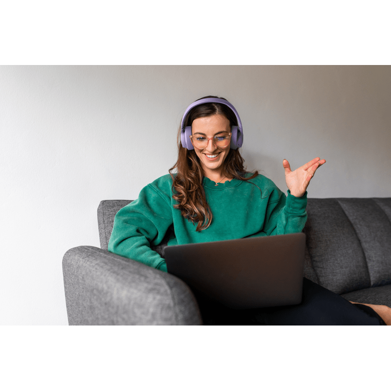 JBL Tune 770NC Wireless Noise Cancelling Headphones, Purple