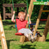Jungle Gym Swing Seat With Rope, Red