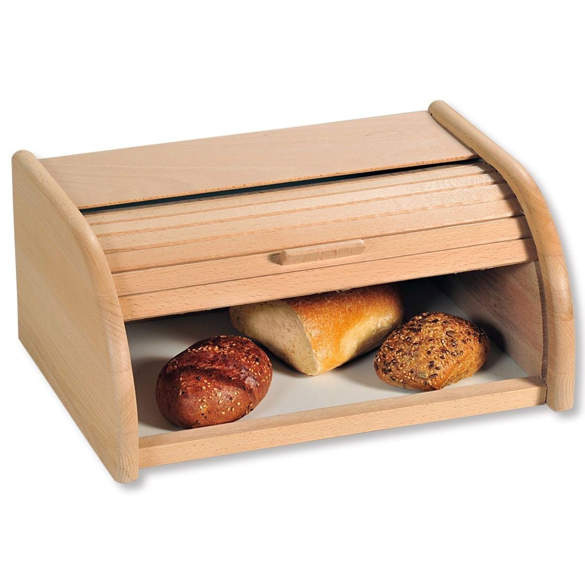 Kesper Bread Bin, Beech Wood 30x15x20 cm