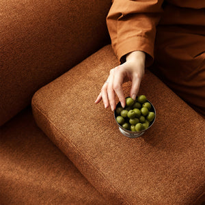 KHOY Armrest Cushion, Terracotta Brown