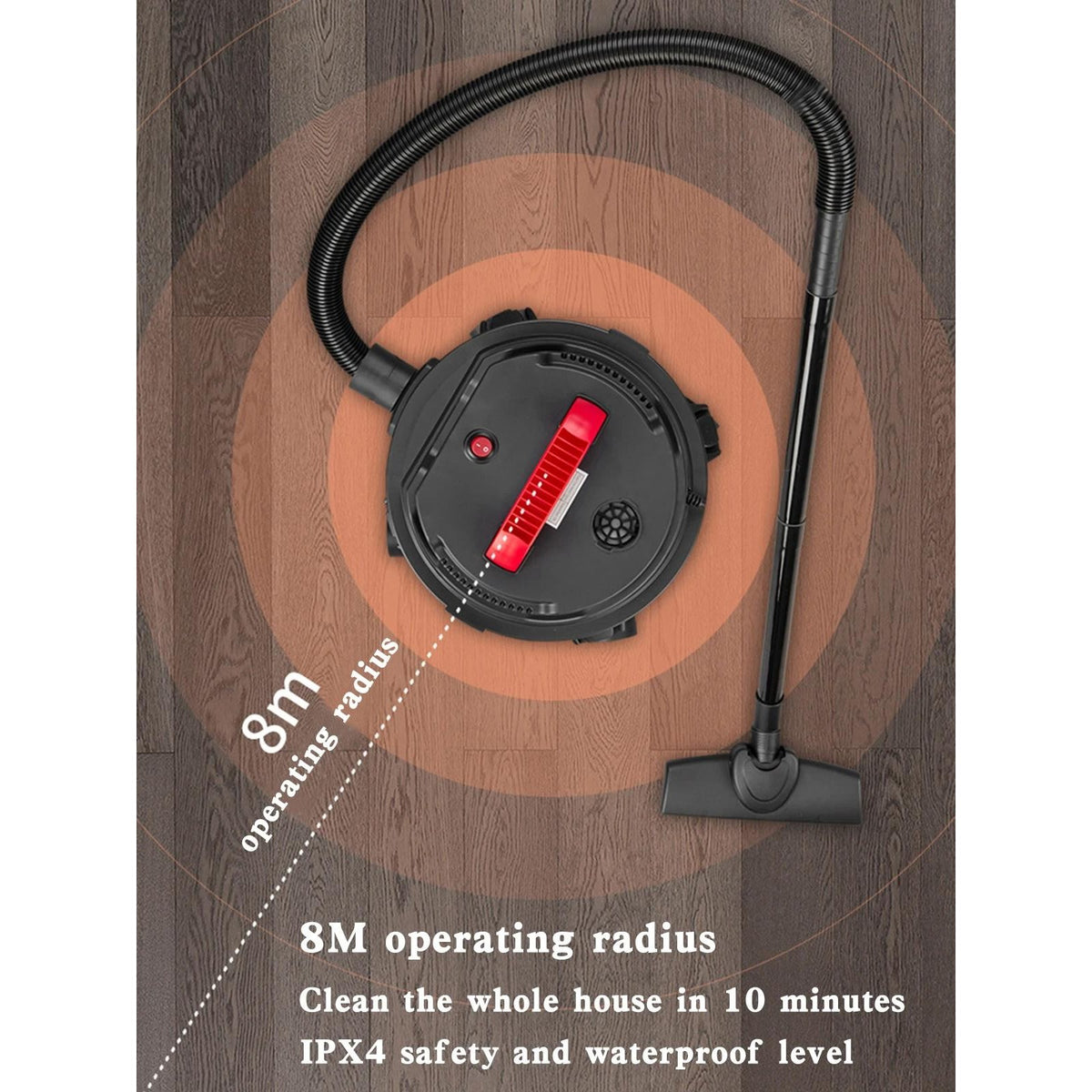 Supplyswap Wet and Dry Vacuum Cleaner, Black, Grey
