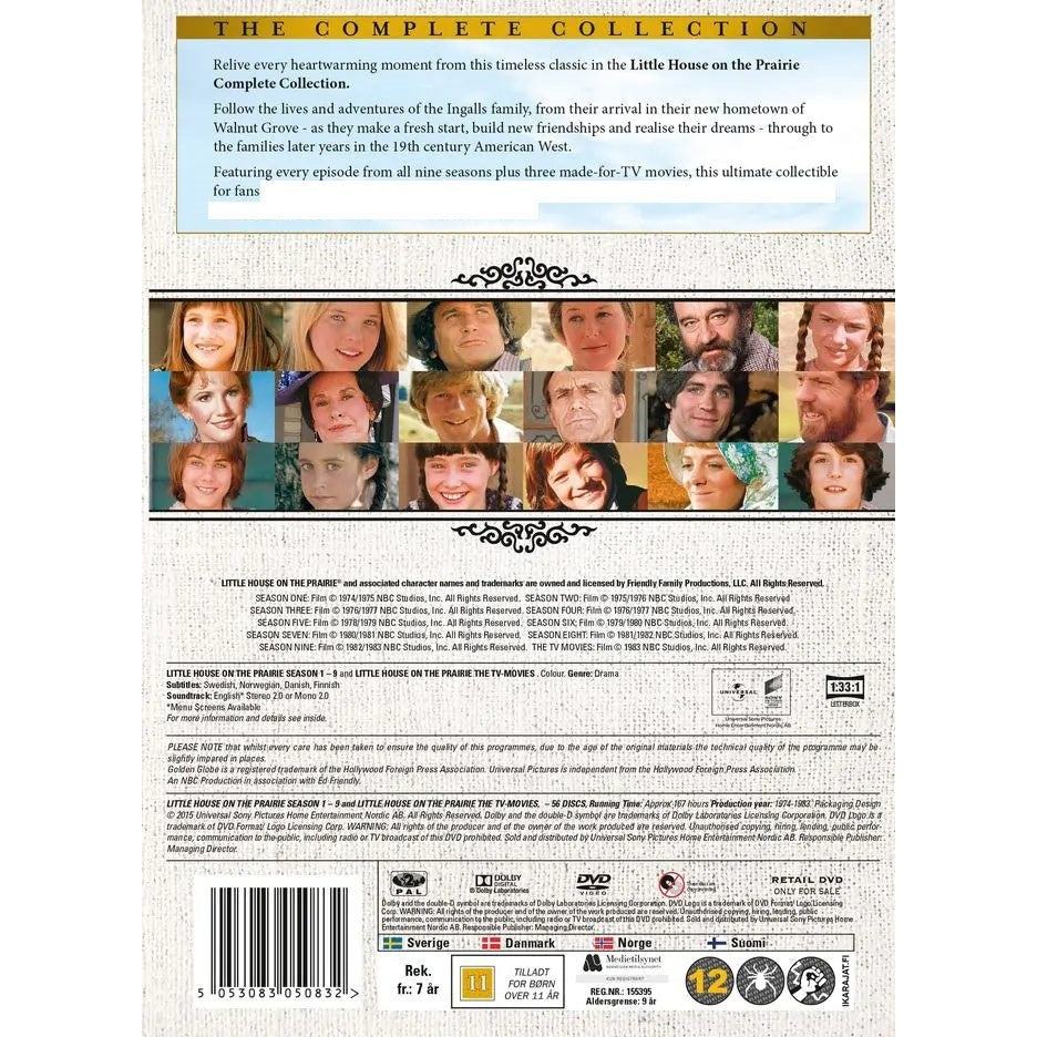 Little House on the Prairie DVDs - Complete Series 56 disc
