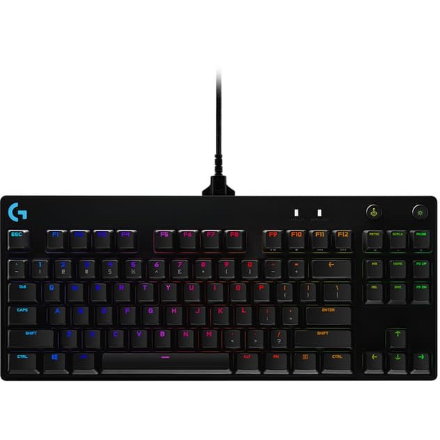 Logitech G Pro Wireless Gaming Keyboard GX Brown Tactile, Black