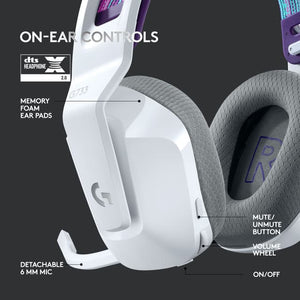Logitech G733 Wireless Lightspeed RGB Headset, White