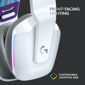 Logitech G733 Wireless Lightspeed RGB Headset, White