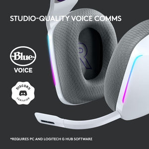 Logitech G733 Wireless Lightspeed RGB Headset, White