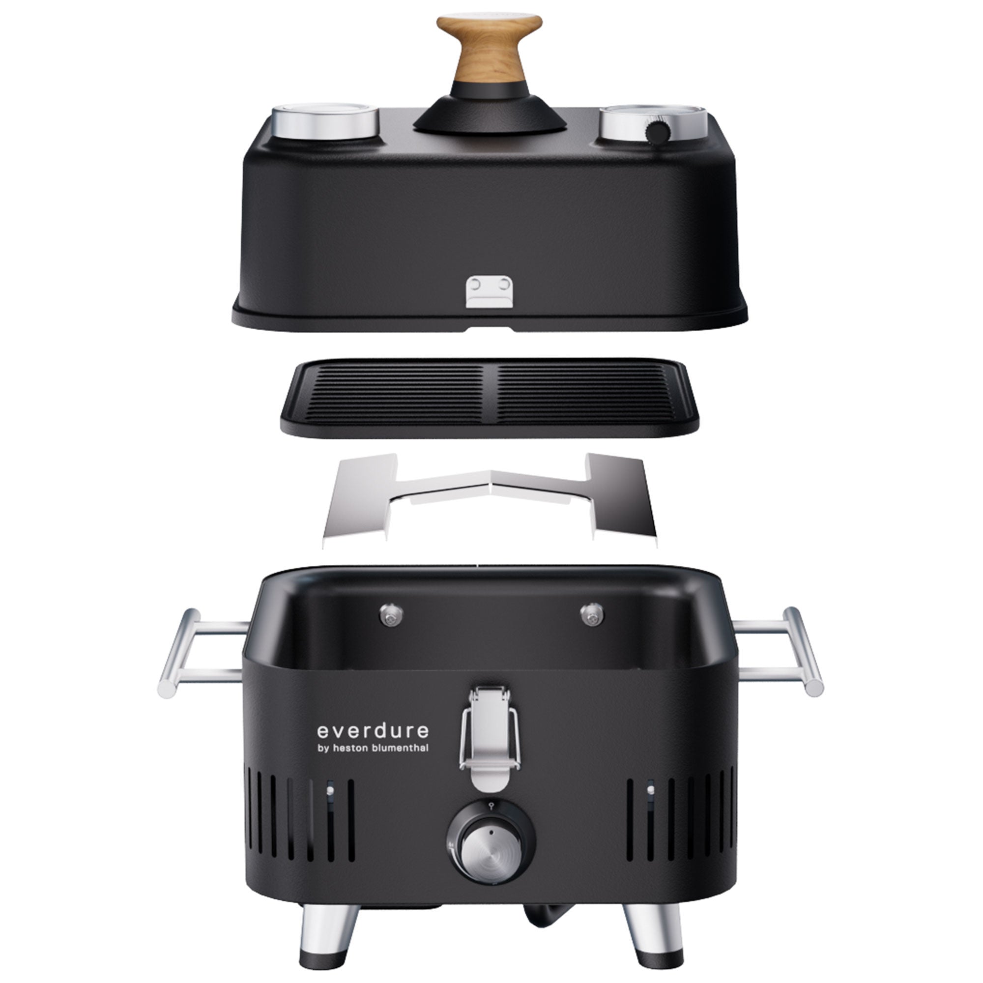 Everdure Cube Proflame 360 Gas BBQ, Black