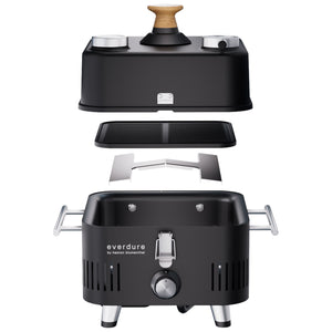 Everdure Cube Proflame 360 Gas BBQ, Black