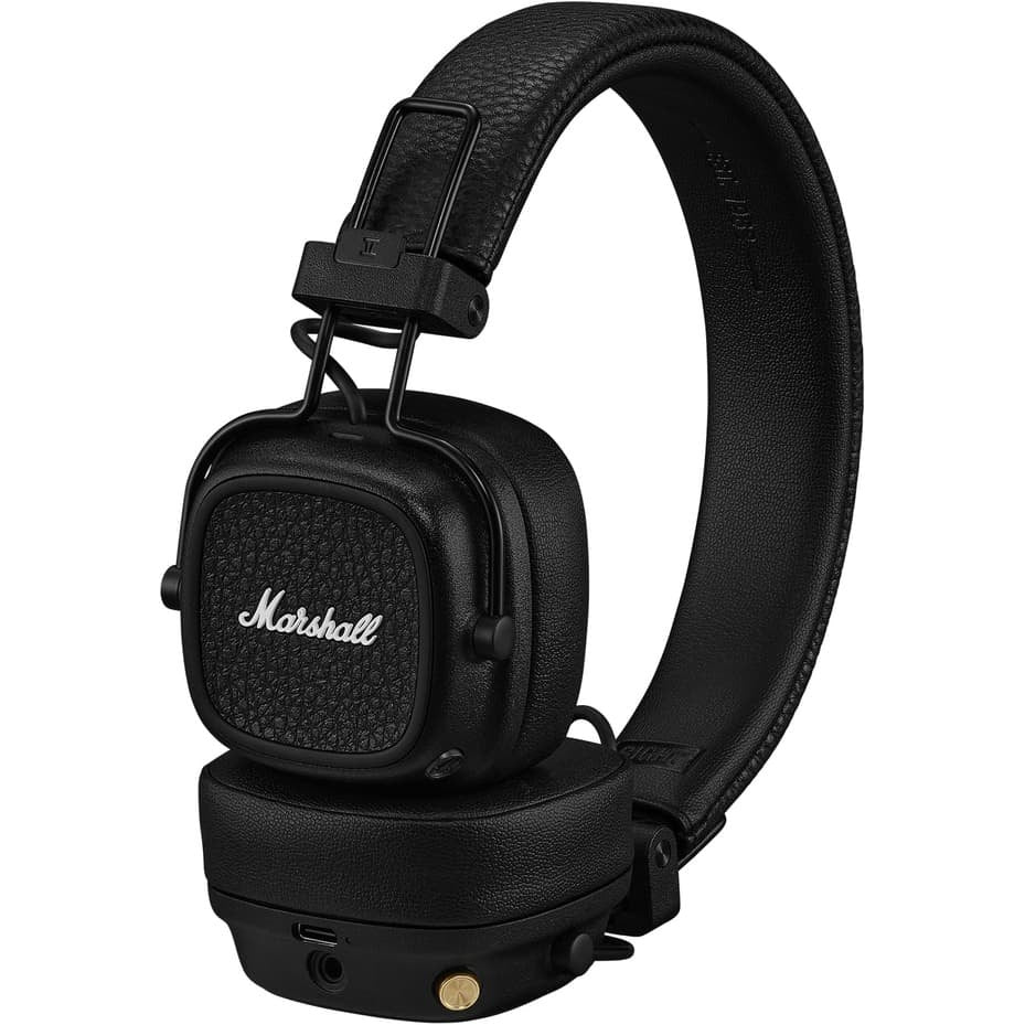 Marshall Major V Wireless On-Ear Headphones, Black
