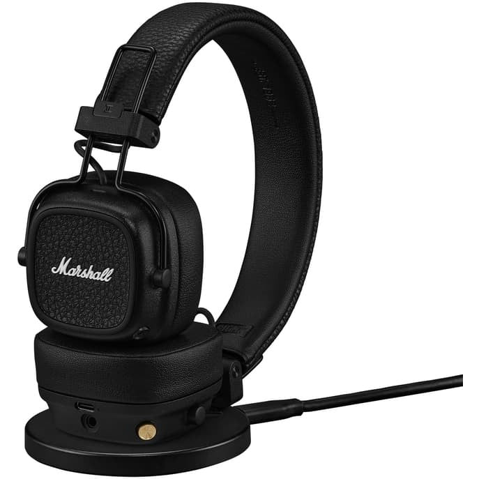 Marshall Major V Wireless On-Ear Headphones, Black