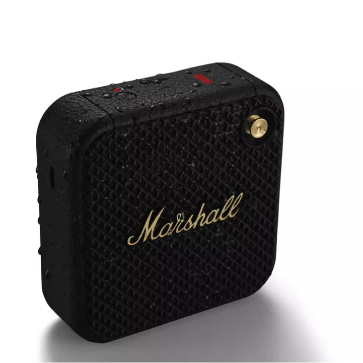 Marshall Willen Portable Bluetooth Speaker Black and Brass