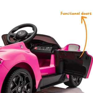 Maserati MC20 Cielo 12V Electric Car for Children, Pink
