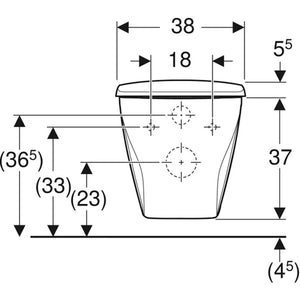 Ifö Spira 6265 Rimfree Wall-hung Toilet With Soft-close Seat