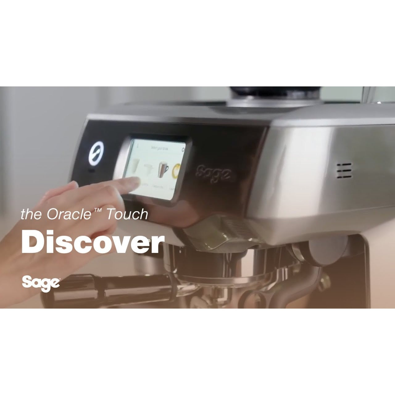 Sage The Oracle Touch Espresso Machine, Brushed Steel