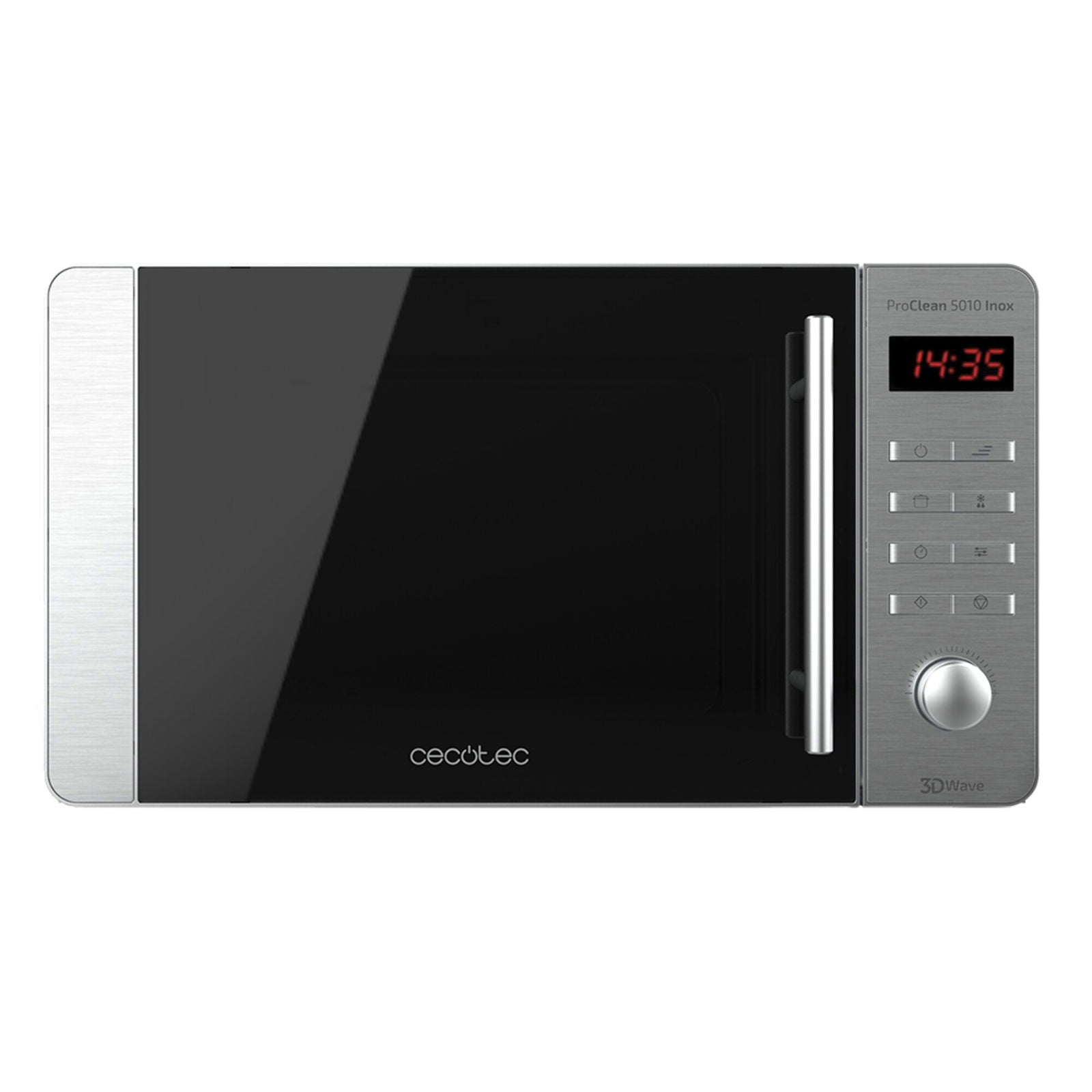 Microwave oven with LED display and 20-litre capacity in silver and black ProClean 5010 Cecotec