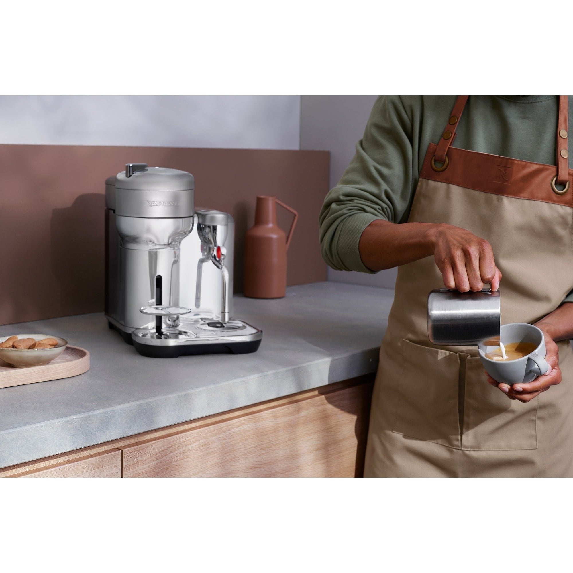 Nespresso Vertuo Creatista Capsule Coffee Machine - Stainless Steel