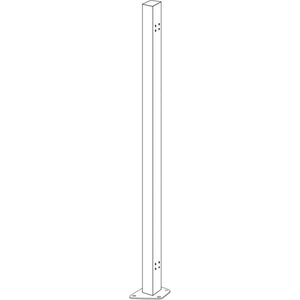 Starting Post For Hortus Retractable Side Awning 160cm, Anthracite Grey