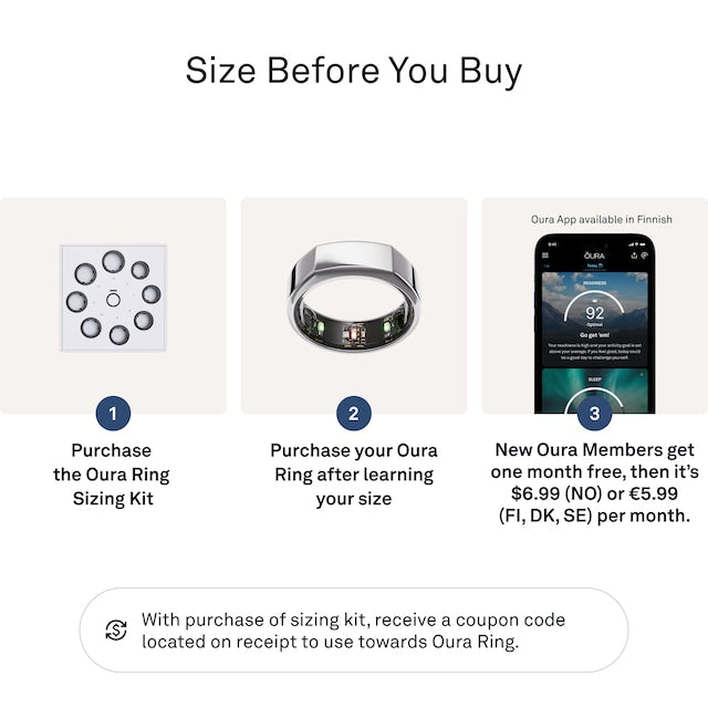 Oura Ring Gen3 Heritage - Silver