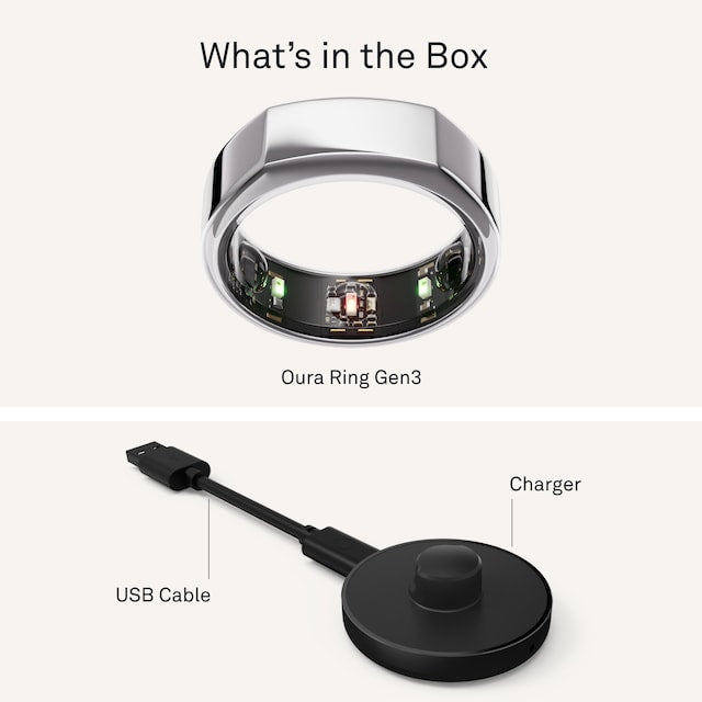 Oura Ring Gen3 Heritage, Size 9 - Silver – Renow