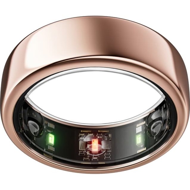 Oura Ring Gen3 Horizon Smart Ring Size 11, Rose Gold
