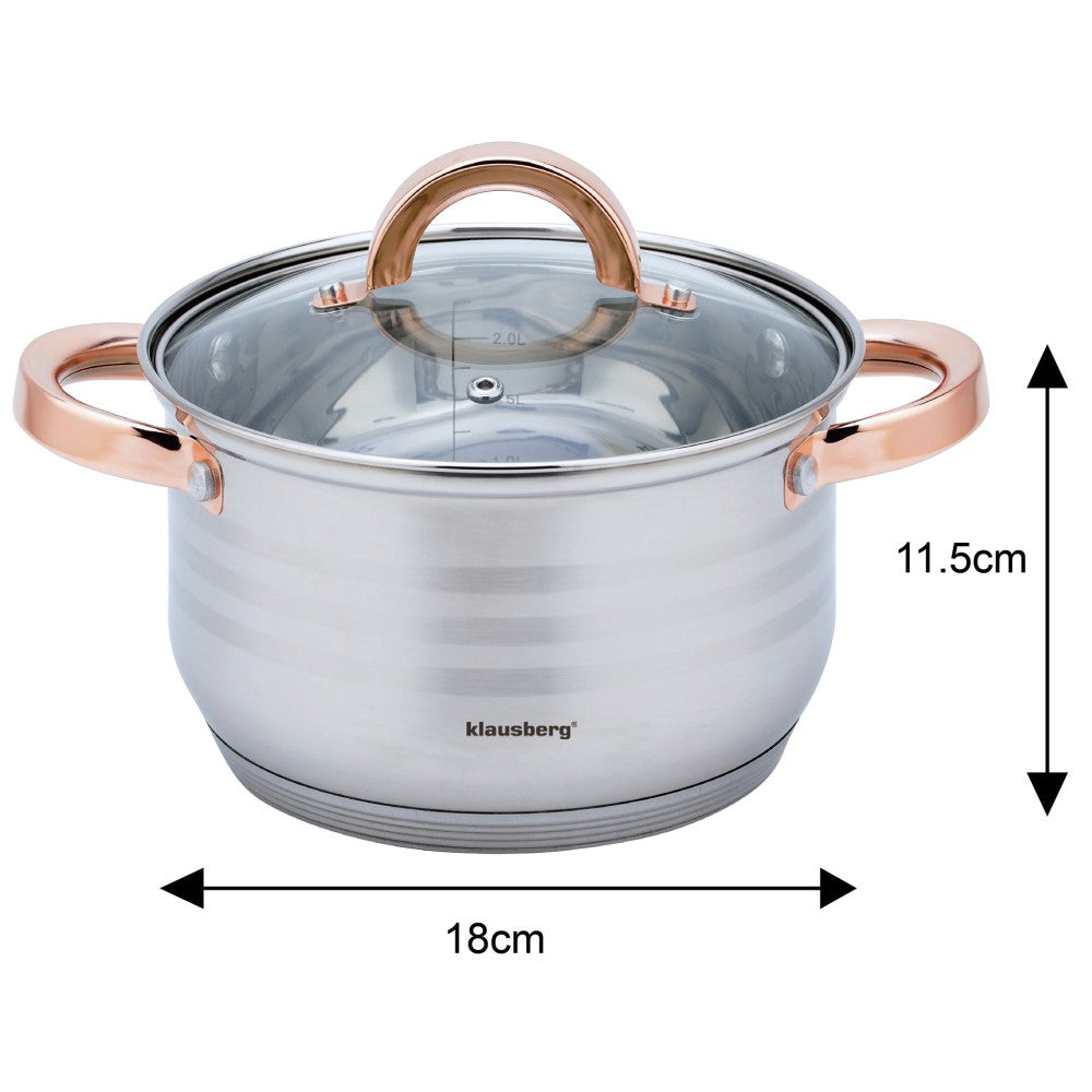 Klausberg Stainless Steel Cookware Set KB-7700