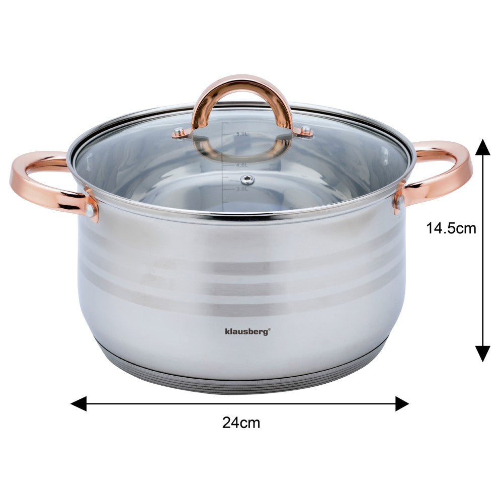 Klausberg Stainless Steel Cookware Set KB-7700