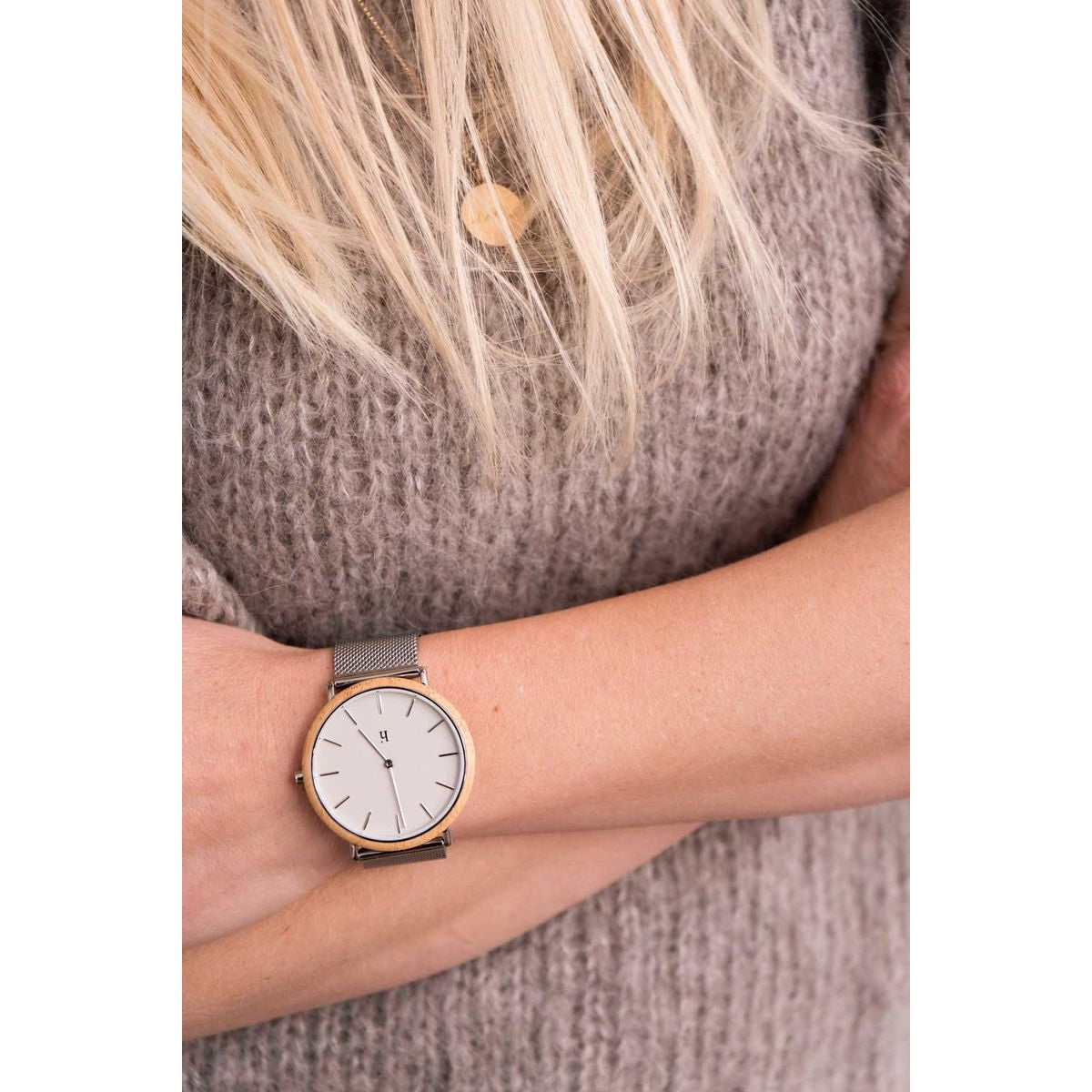 Hemverk Graham Wristwatch, Fair Warmgrey