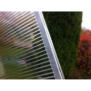 Polygal Greenhouse Multi-Wall Polycarbonate Sheet 700x2000mm - 4mm, 7 pcs. Clear