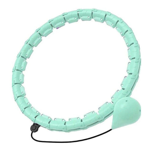 Smart Hula Ring Hoops, Weighted Hula Hoop for Adults, Light Blue