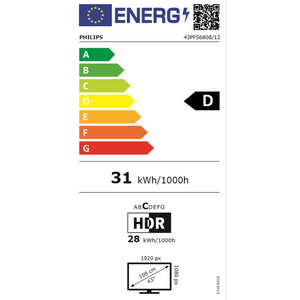 Philips 43" FHD LED Smart TV