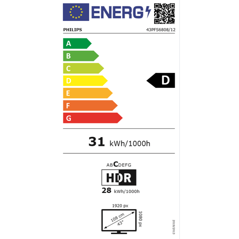 Philips 43" FHD LED Smart TV
