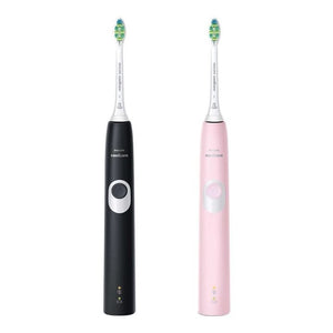 Philips 4300 series HX6800/35 Electric Toothbrush, Adult Sonic Toothbrush, Black, Pink