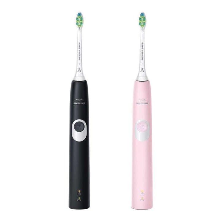 Philips 4300 series HX6800/35 Electric Toothbrush, Adult Sonic Toothbrush, Black, Pink