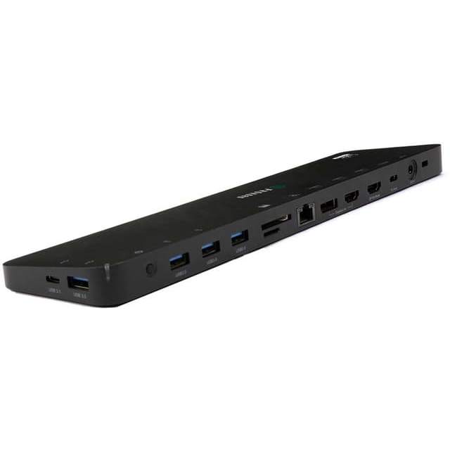 Prokord USB-C docking station Black Displaylink 80 W USB 3.2 Gen 1 3.1 Gen 1