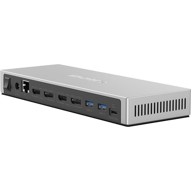 Prokord Metal Dockingstation USB-C 5K Dual 100W PD USB 3.2 Gen 1 3.1 Gen 1 Type-A + Type-C