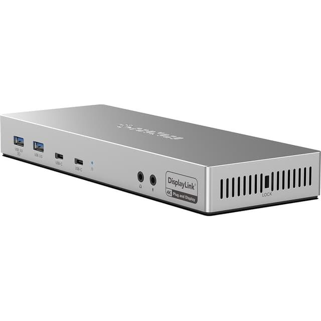 Prokord Metal Dockingstation USB-C 5K Dual 100W PD USB 3.2 Gen 1 3.1 Gen 1 Type-A + Type-C